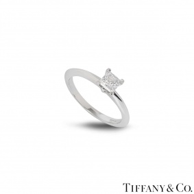 Tiffany & Co. Platinum Diamond Ring 0.46ct G/VS1 XXX